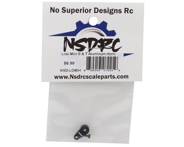 No Superior Designs RC Losi Mini B/T Aluminum Micro Servo Horn (25T) NSD-LOMIH