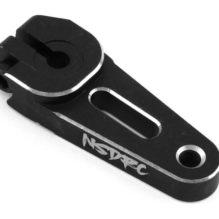 No Superior Designs RC 22mm Aluminum Low Profile Monster Clamping Servo Horn (Black) (25T) NSD-LPCLHN