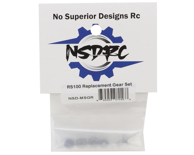 No Superior Designs RC RS100 Servo Gear Set  NSD-MSGR