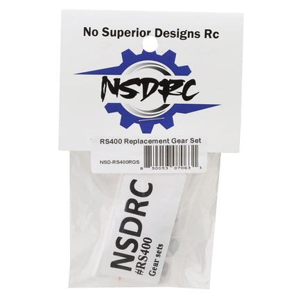 No Superior Designs RC RS400 Servo Gear Set NSD-RS400RGS