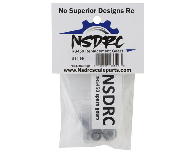 No Superior Designs RC RS450 Servo Gear Set  NSD-RS450GS