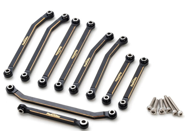 Power Hobby Brass High Clearance 4-Link w/Steering Link, for Redcat Ascent-18 PHB6919