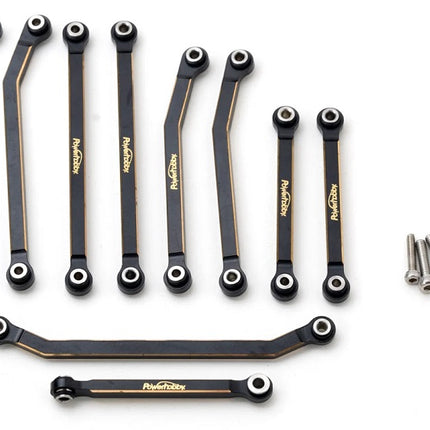 Power Hobby Brass High Clearance 4-Link w/Steering Link, for Redcat Ascent-18 PHB6919