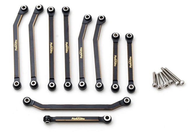 Power Hobby Brass High Clearance 4-Link w/Steering Link, for Redcat Ascent-18 PHB6919