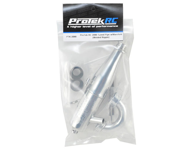 ProTek RC 2090 Tuned Exhaust Pipe w/75mm Manifold (Welded Nipple) PTK-2090