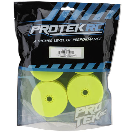 ProTek RC 83mm "Light Weight" Concave 1/8 Buggy Wheels (4) (Yellow) PTK-2753