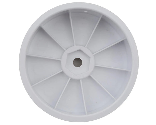 ProTek RC 2.2" Concave Front 2WD 1/10 Buggy Wheels (White) (4) (12mm Hex) PTK-2754