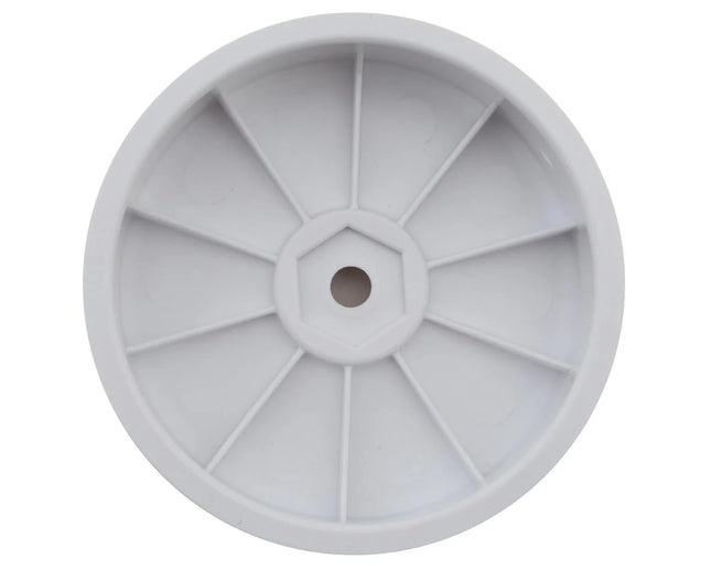 ProTek RC 2.2" "Narrow" Concave Front 2WD 1/10 Buggy Wheels (White) (4) (12mm Hex) PTK-2756