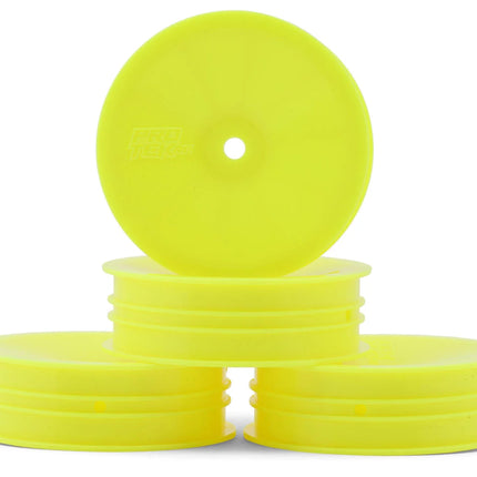 ProTek RC 2.2" "Narrow" Concave Front 2WD 1/10 Buggy Wheels (Yellow) (4) (12mm Hex) PTK-2757