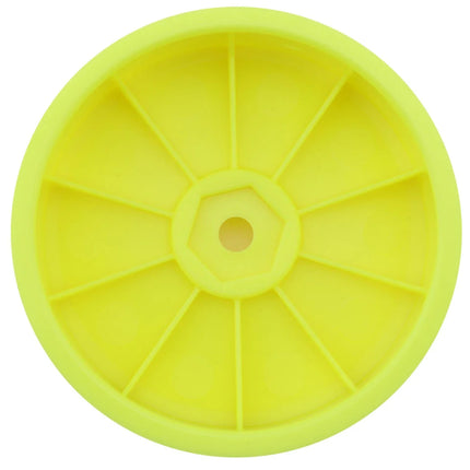 ProTek RC 2.2" "Narrow" Concave Front 2WD 1/10 Buggy Wheels (Yellow) (4) (12mm Hex) PTK-2757