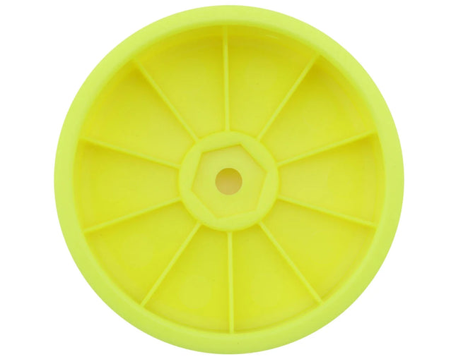 ProTek RC 2.2" "Narrow" Concave Front 2WD 1/10 Buggy Wheels (Yellow) (4) (12mm Hex) PTK-2757