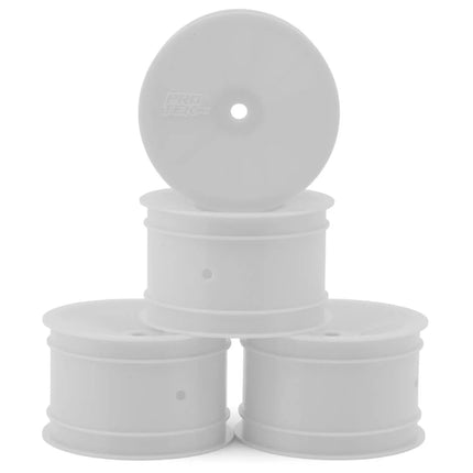 ProTek RC 2.2" Concave Rear 1/10 Buggy Wheels (White) (4) (12mm Hex) PTK-2758