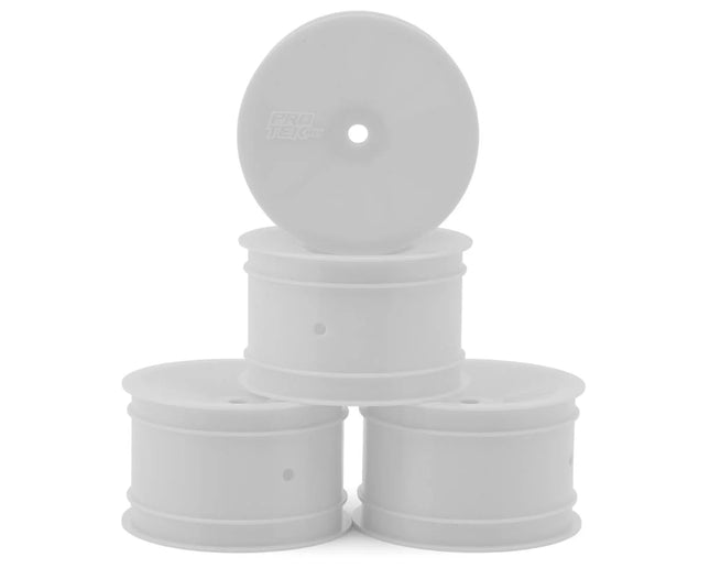 ProTek RC 2.2" Concave Rear 1/10 Buggy Wheels (White) (4) (12mm Hex) PTK-2758