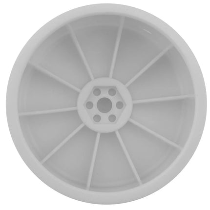 ProTek RC 2.2" Concave Rear 1/10 Buggy Wheels (White) (4) (12mm Hex) PTK-2758