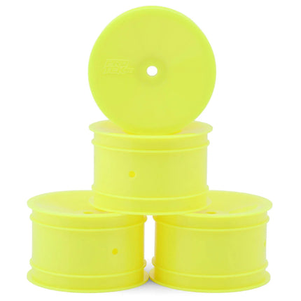 ProTek RC 2.2" Concave Rear 1/10 Buggy Wheels (Yellow) (4) (12mm Hex) PTK-2759
