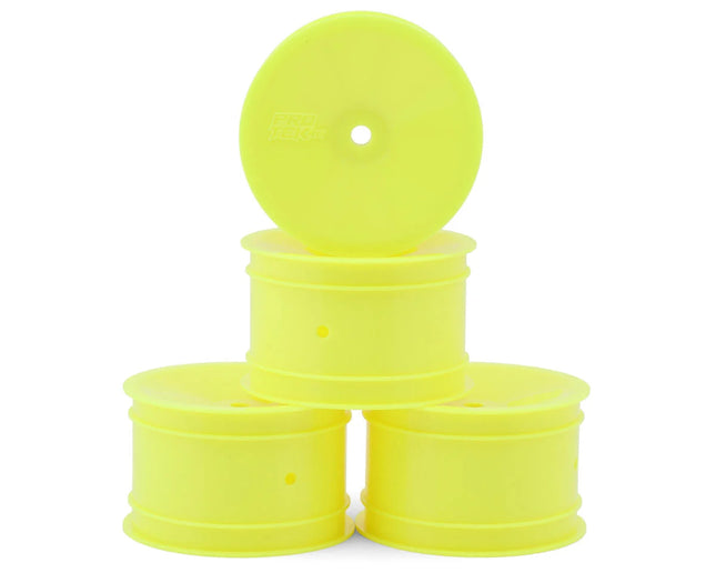 ProTek RC 2.2" Concave Rear 1/10 Buggy Wheels (Yellow) (4) (12mm Hex) PTK-2759