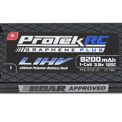 ProTek 1S 120C Low IR Si-Graphene + HV LiPo Battery 3.8V/8200mAh PTK-5105-20
