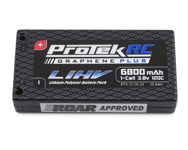 ProTek RC 1S 120C Low IR Si-Graphene + HV LiPo Battery 3.8V/6800mAh PTK-5125-20