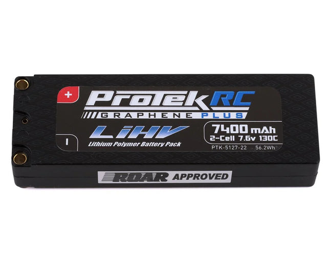 ProTek RC 2S 130C Low IR Si-Graphene + HV LiPo Battery 7.6V/7400mAh PTK-5127-22