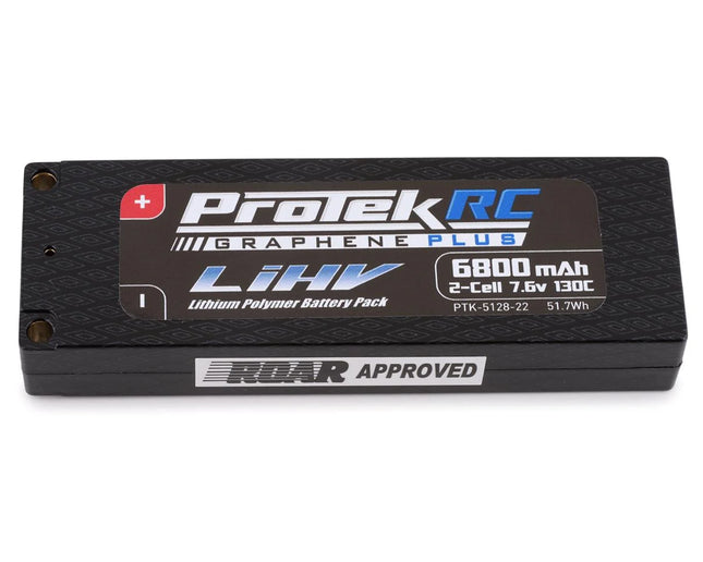 ProTek RC 2S 130C Low IR Si-Graphene + HV LCG LiPo Battery 7.6V/6800mAh PTK-5128-22