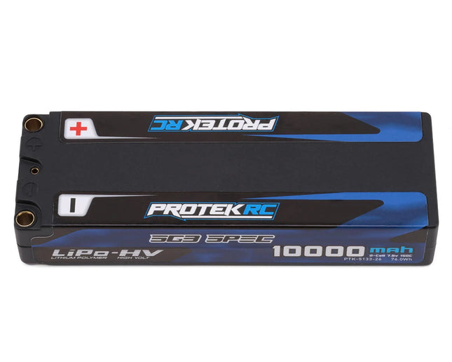 ProTek RC 2S 150C Low IR SG3 HV LiPo Battery (7.6V/10000mAh) w/5mm Connectors (ROAR Approved) PTK-5133-26