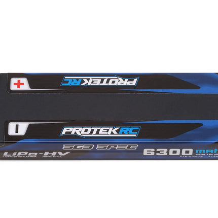 ProTek RC 2S 150C Low IR SG3 HV ULCG Stick LiPo Battery (7.6V/6300mAh) w/5mm Connectors (ROAR Approved) PTK-5146-26
