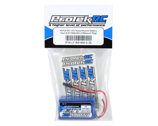 ProTek RC LiFe Kyosho & Tekno Hump Receiver Battery Pack 6.6V/1800mAh PTK-5162