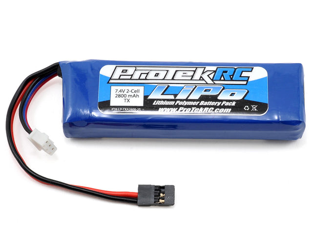 ProTek RC LiPo Transmitter Battery 7.4V/2800mAh MT-4 MT4S M11X M12 M12S PTK-5164