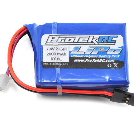 ProTek RC LiPo HB & Losi 8IGHT Receiver Battery Pack 7.4V/2000mAh PTK-5171