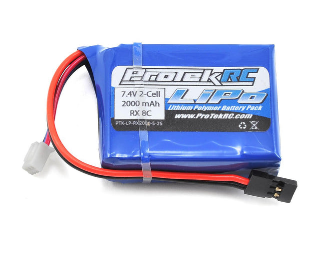 ProTek RC LiPo HB & Losi 8IGHT Receiver Battery Pack 7.4V/2000mAh PTK-5171