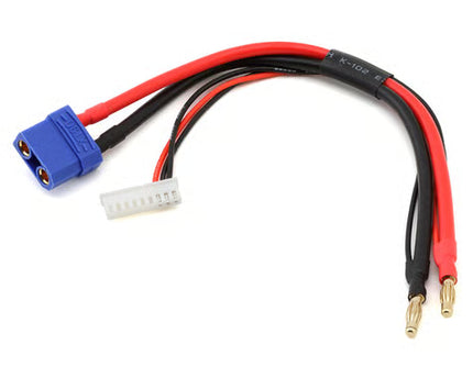 ProTek RC 2S Charge/Balance Adapter (4mm Bullet Connectors to Female XT90) (12awg) (9pin XH balance plug) PTK5367