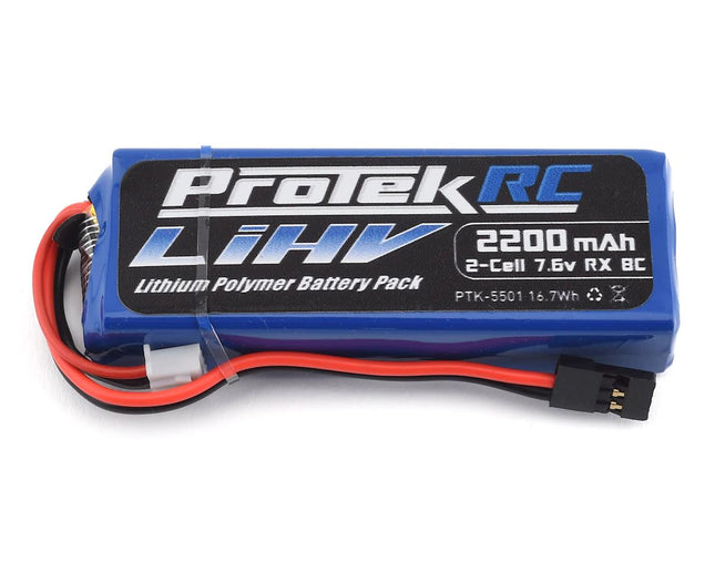 ProTek RC HV LiPo Receiver Battery Pack (Mugen/AE/8ight-X) (7.6V/2200mAh) PTK-5501