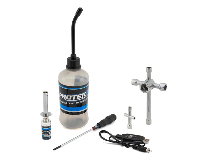 ProTek RC Nitro Starter Set w/Glow Ignitor, Fuel Bottle, Wrenches & Screwdrivers PTK-7601