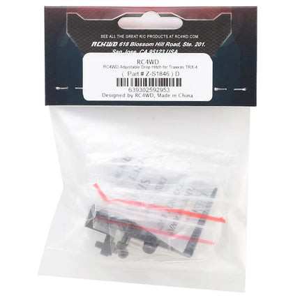 RC4WD Z-S1846 Adjustable Drop Hitch for Traxxas TRX-4/TRX-6 RC4ZS1846