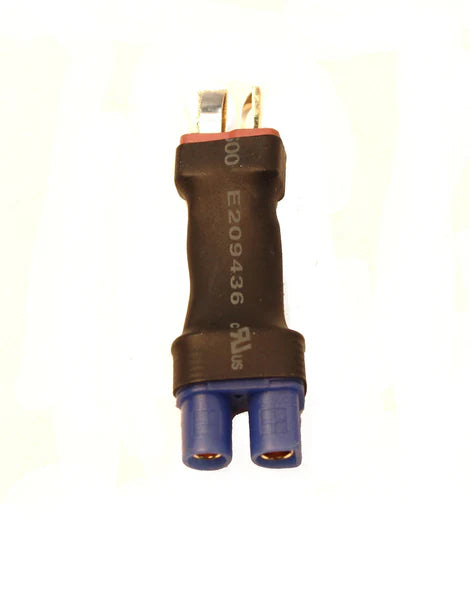 Racers Edge Battery/ESC Adapter: EC3 Battery to Male Deans (T-Plug) RCE1607