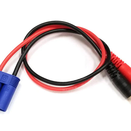 Racers Edge Charge Adapter: EC5 Device to Male 4mm Bullets- 300mm Wire RCE1617
