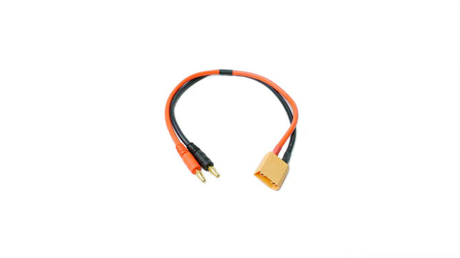 Racers Edge Charge Adapter: Male XT90 to Male 4mm Bullets, 300mm Wire RCE1618