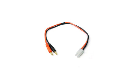 Racers Edge Charge Adapter: Male Tamiya to Male 4mm Bullets, 300mm Wire RCE1619