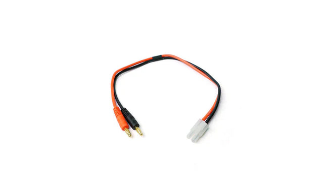 Racers Edge Charge Adapter: Male Tamiya to Male 4mm Bullets, 300mm Wire RCE1619