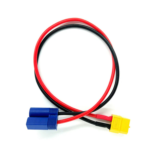 Racers Edge Charge Adapter: EC5 Device to Female XT60, 300mm Wire RCE1682