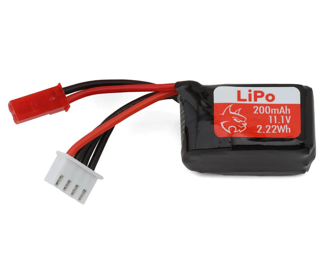 Redcat 3S LiPo Battery (11.1V/200mAh) w/JST Connector (Ascent 18 Apex) RER42141