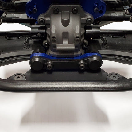 Front Bumper and Skid Plate, Black, for the Traxxas Sledge RPM70982