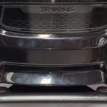 Front Bumper and Skid Plate, Black, for the Traxxas Sledge RPM70982