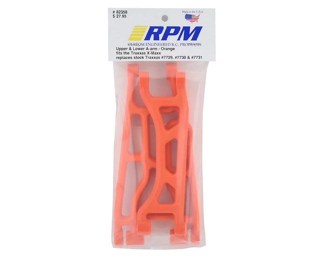 RPM Traxxas X-Maxx Upper & Lower A-Arms (Orange) RPM82358