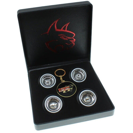 Redcat Dayton Chrome Wire Wheel Set (4) RER17088