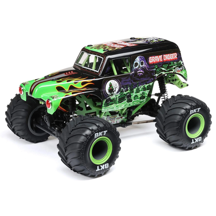 Losi 1/18 Mini LMT 4X4 Brushed Monster Truck RTR Grave Digger LOS01026T1
