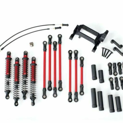 Traxxas 8140R TRX-4 Complete Long Arm Lift Kit Red Brand New!!