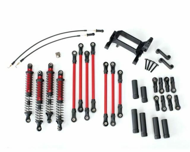 Traxxas 8140R TRX-4 Complete Long Arm Lift Kit Red Brand New!!