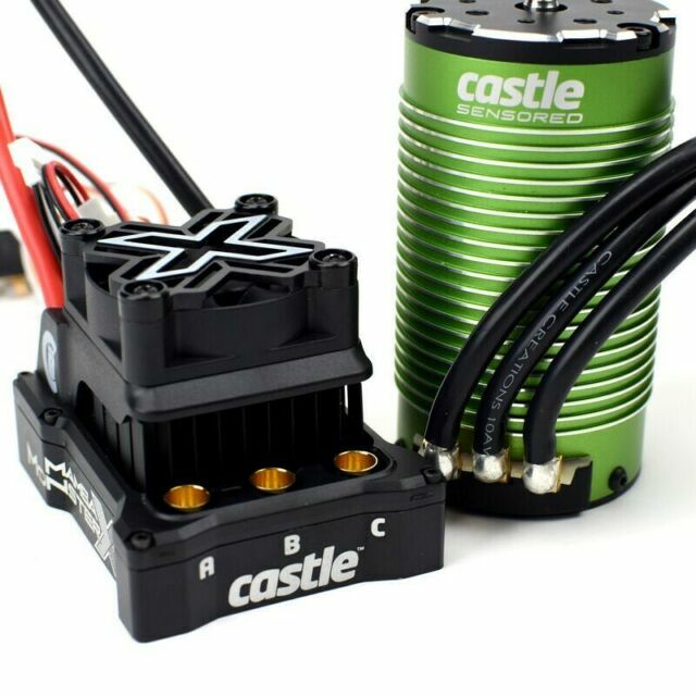 Castle Creations MonsterX8S 33.6V ESC with 1717-1260KV Sensored Motor Brand New!