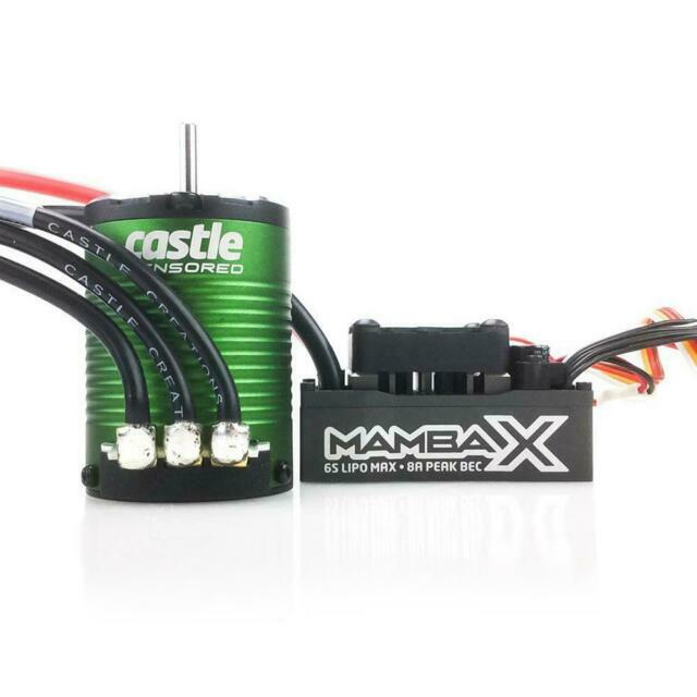 Castle Creations Mamba X 1/10 Brushless Combo w/1406 Sensored Motor 5700Kv
